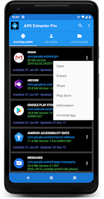 تطبيق Apk Extractor كامل للأندرويد, تطبيق Apk Extractor مكرك, تطبيق Apk Extractor عضوية فيب