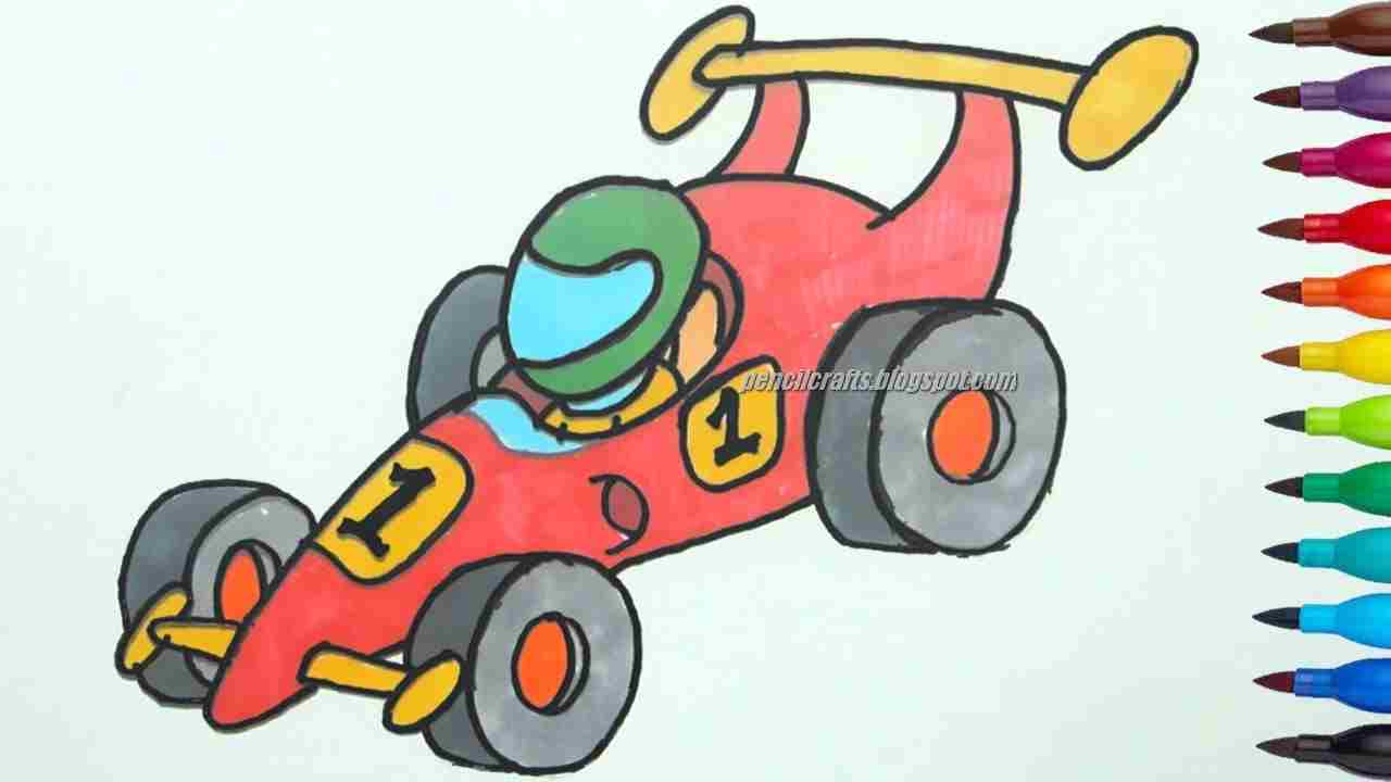 [30+] Super Easy Toy Car Drawing For Kids - Pencil Crafts