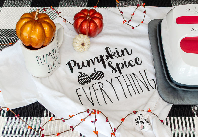 Easy Fall T-Shirts With The Cricut Easy Press - Diy Beautify - Creating  Beauty At Home