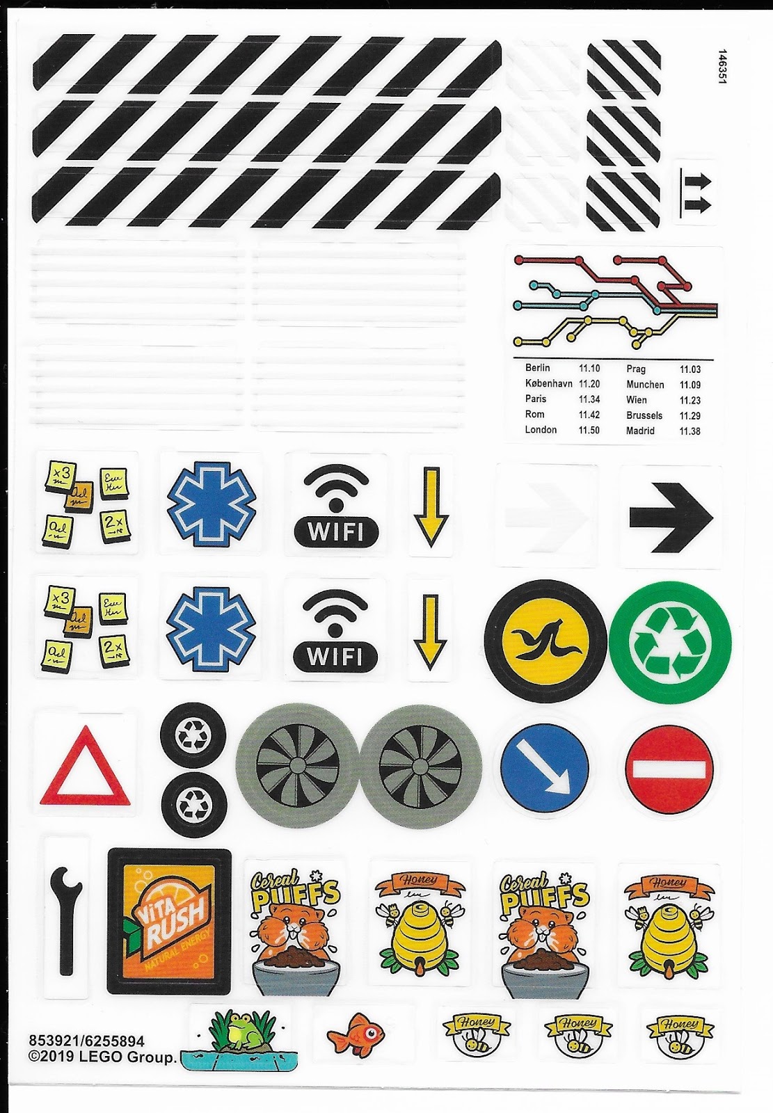 REVIEW: LEGO 853921 LEGO - Stickers