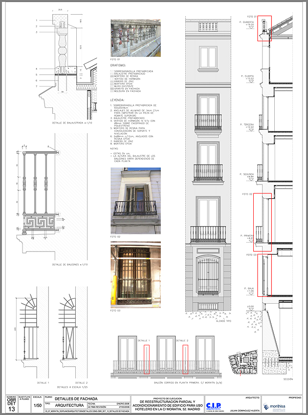 DE ARQUITECTURA JULIAN DOMINGUEZ HUERTA. Arquitecto/Architect.