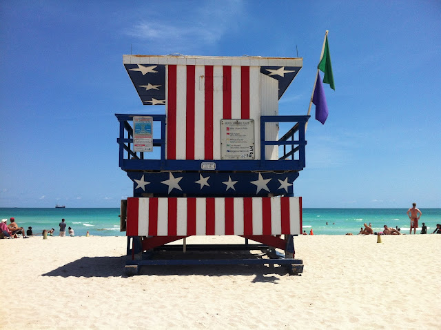 Salva vidas em Miami Beach