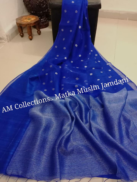 New collection of half matka half muslin sarees