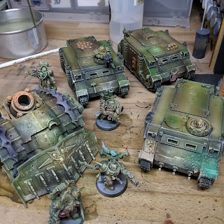 Painting the Death Guard, my AoP winning Army