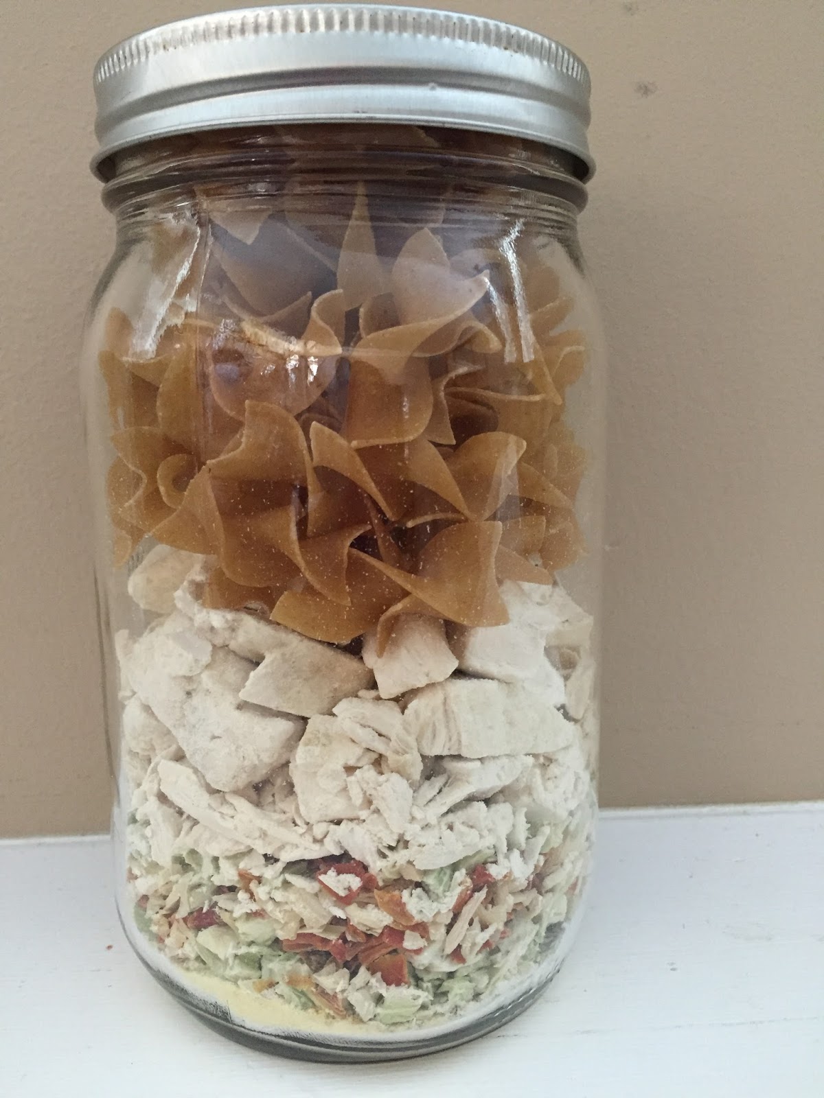 menu managed Dry Chicken Noodle Soup Mix {Meal in a Jar}