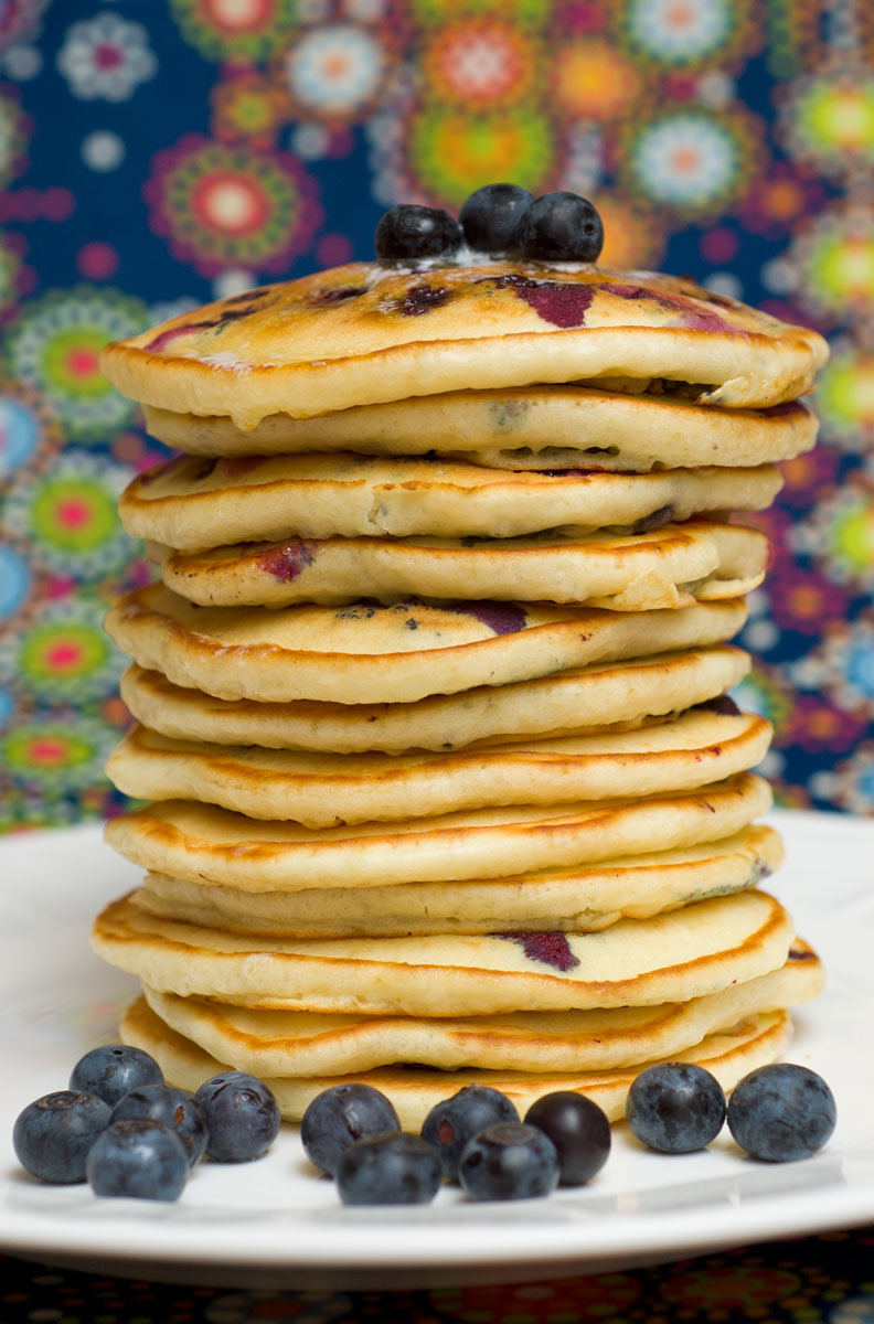 DroolWorthy Blueberry Buttermilk Pancakes