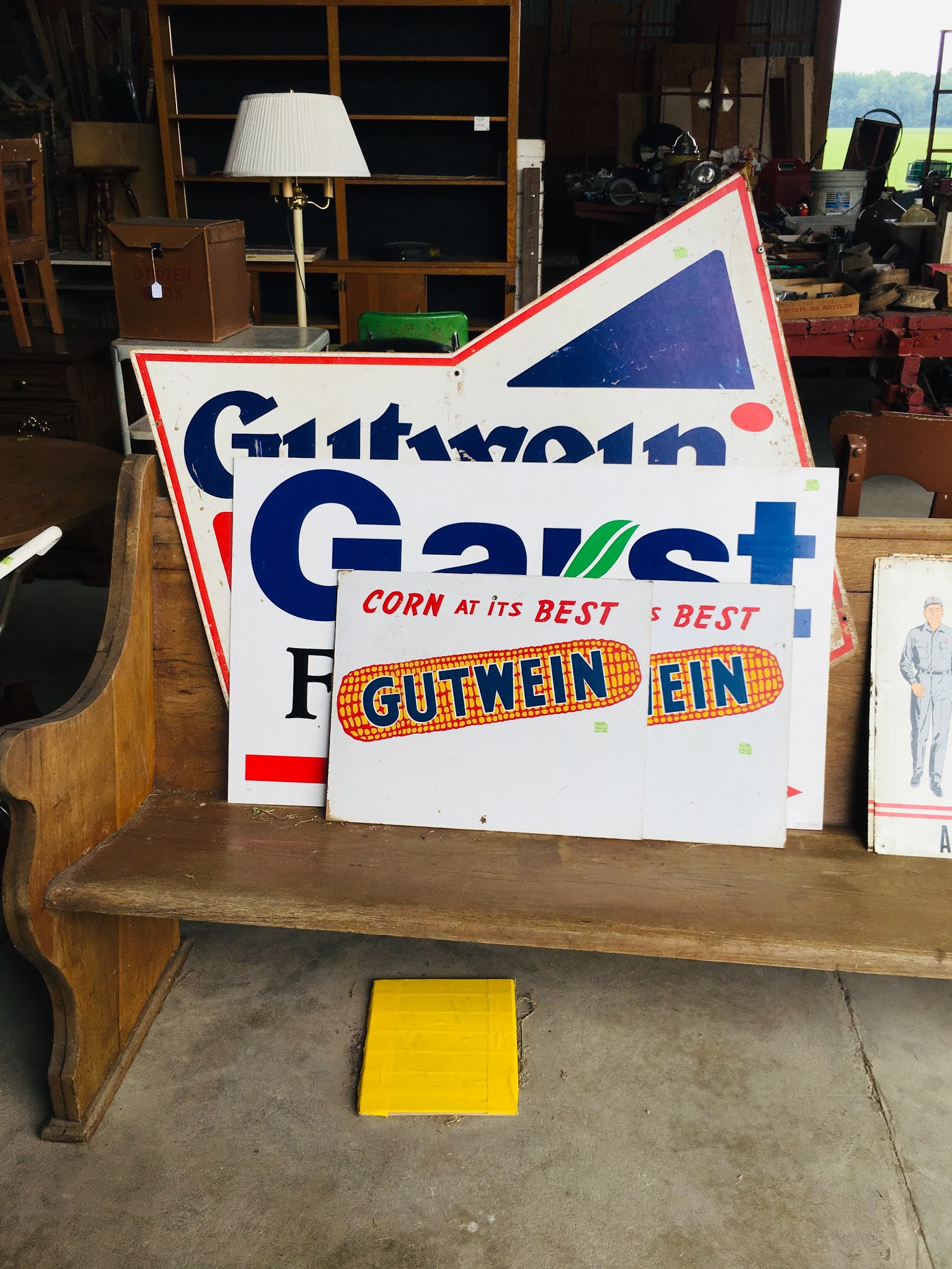 Antique Gutwein Corn Sign - Ohio Barn Sale