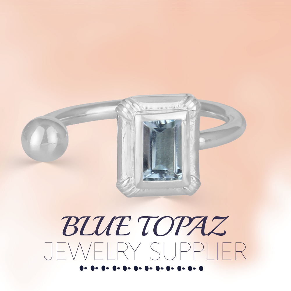 Blue Topaz Jewelry Supplier from Sitapura Industrial Area Jaipur Rajasthan India
