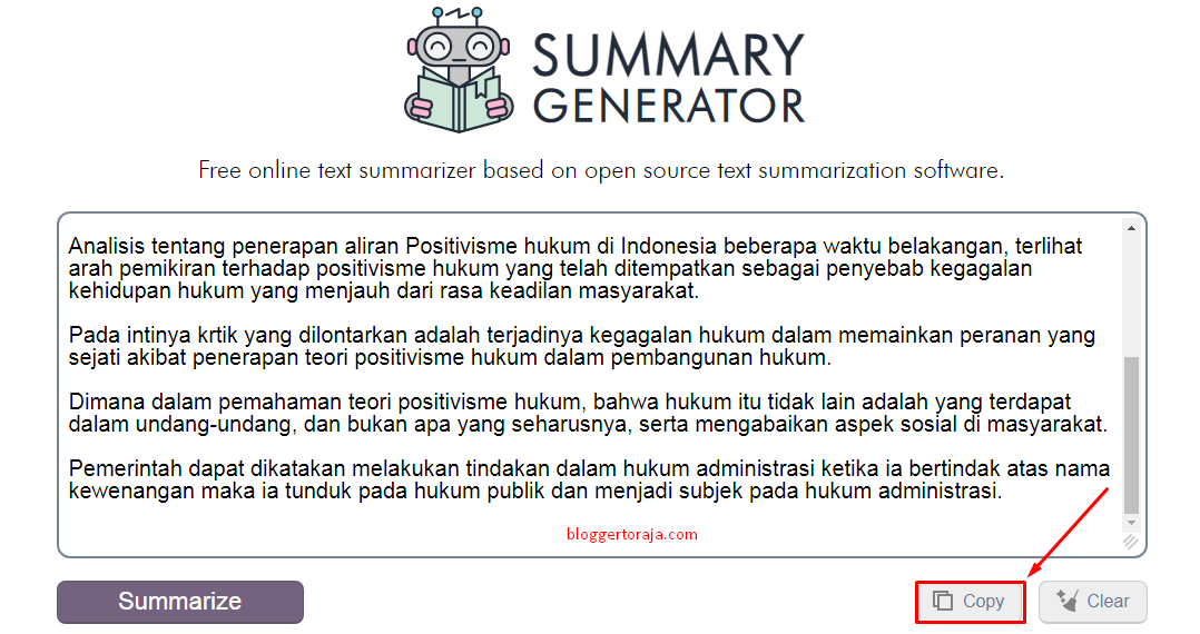 2 Cara Membuat Kesimpulan Otomatis Online Blogger Toraja