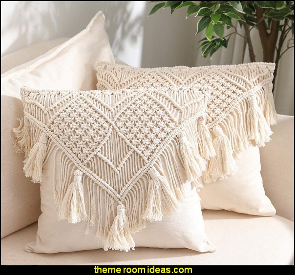 Macrame Cushion cover - Woven Boho Cushion Covers