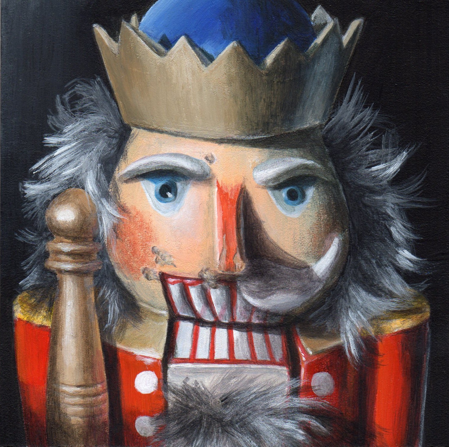 Debbie Shirley Art Wicked Nutcracker SOLD