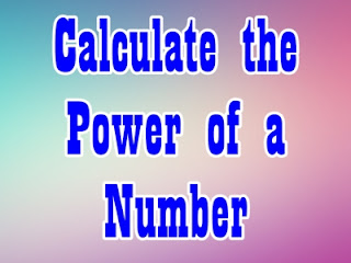 Java Program to Calculate the Power of a Number - Java Premium ICSE