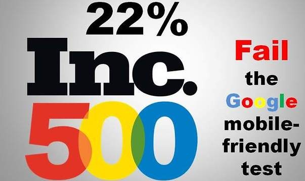 22% of Inc 500 Company Websites Don't Pass Mobile Test
