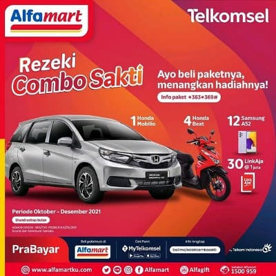 Undian Telkomsel Berhadiah Mobil Honda Promo Undian Telkomsel Berhadiah Mobil Rezeki Combo Sakti 2021