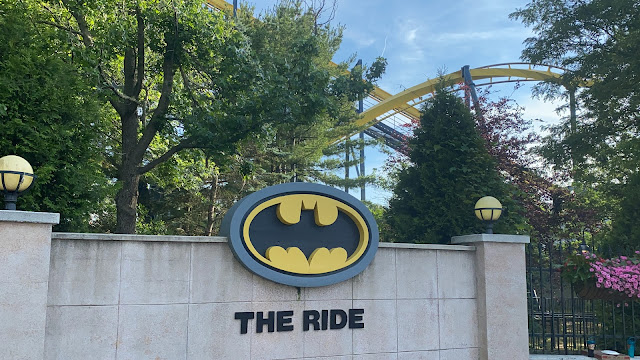 Batman The Ride Roller Coaster Six Flags Great Adventure