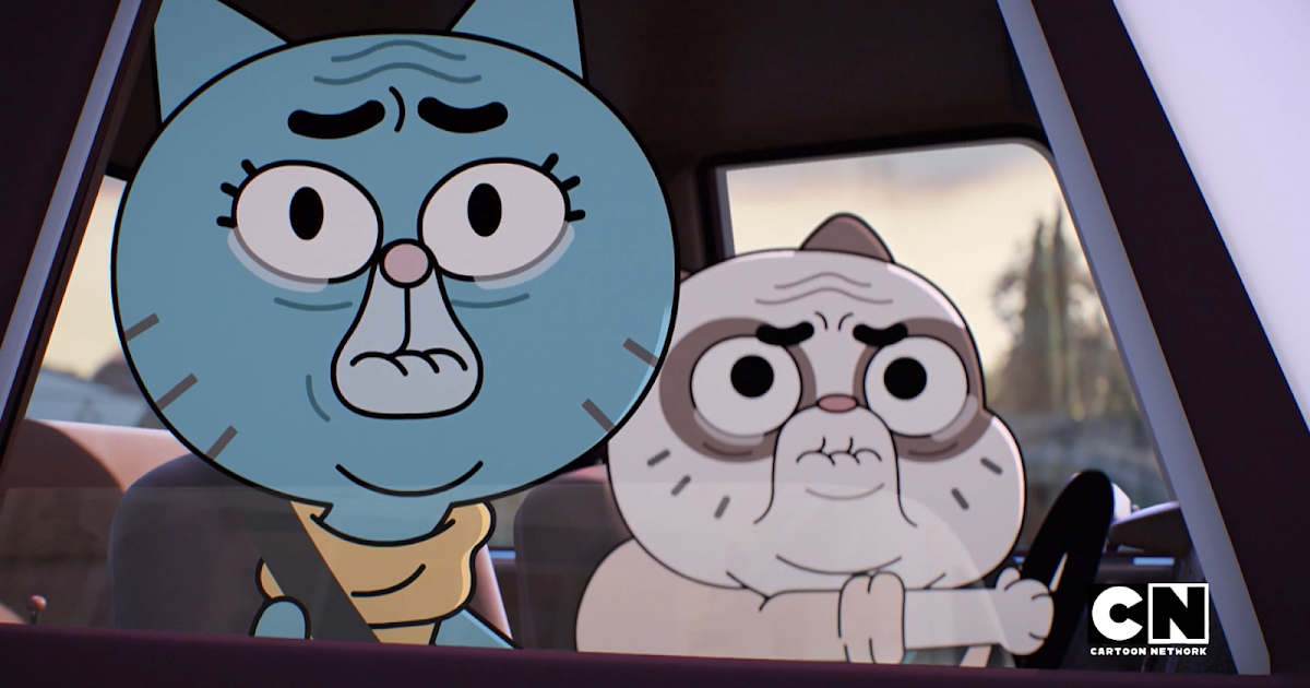 Gumball Watterson - This is me when cartoon network took a photo of me :{