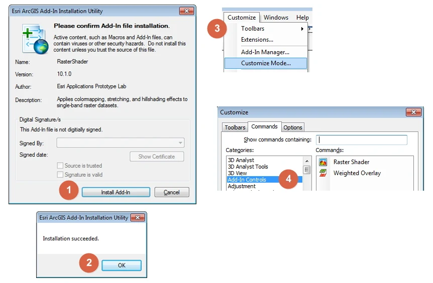 Raster Shader - Tools Interaktif Display Efek Data Raster