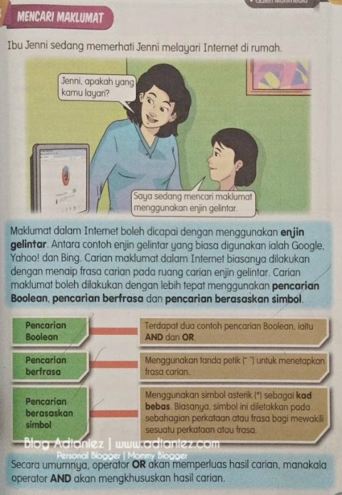 Teknologi Maklumat & Komunikasi Darjah 5 | Mencari Maklumat Dengan Enjin Gelintar