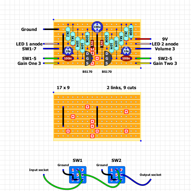 Guitar FX Layouts: ZVex Super Duper 2 in 1