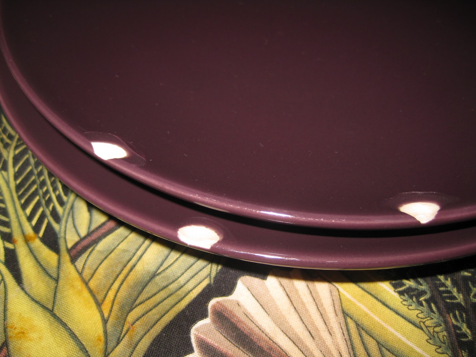 Making a chipped plate look better!