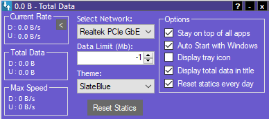 Net Speed Widget: Home
