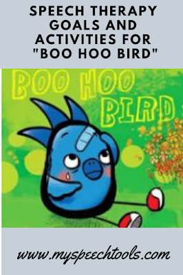 speech therapy goals and activities for boo hoo bird