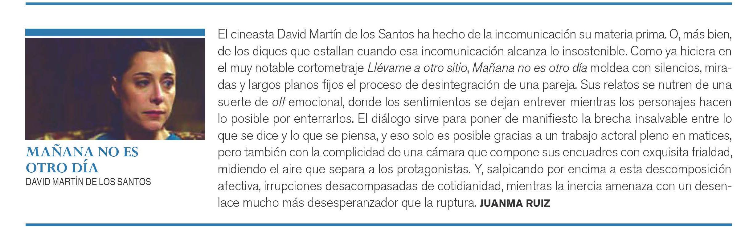 Reseñas, artículos y noticias David Martín de los Santos Reseñas, artículos y noticias David Martín de los Santos