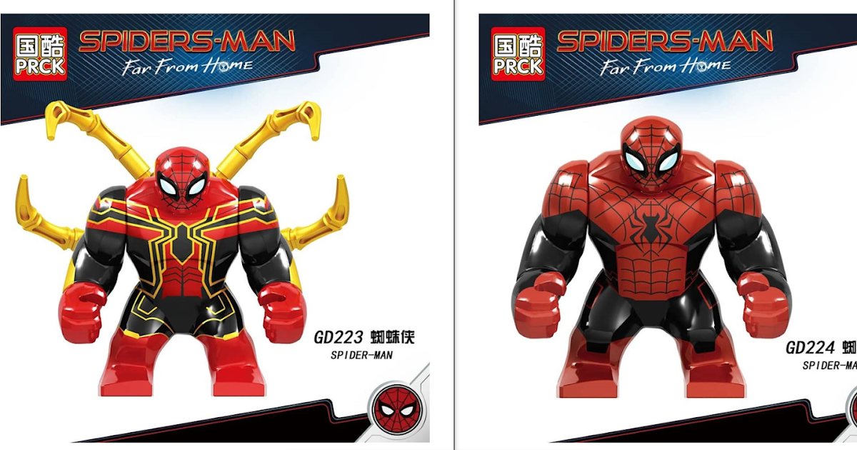 lego custom spider man far from home
