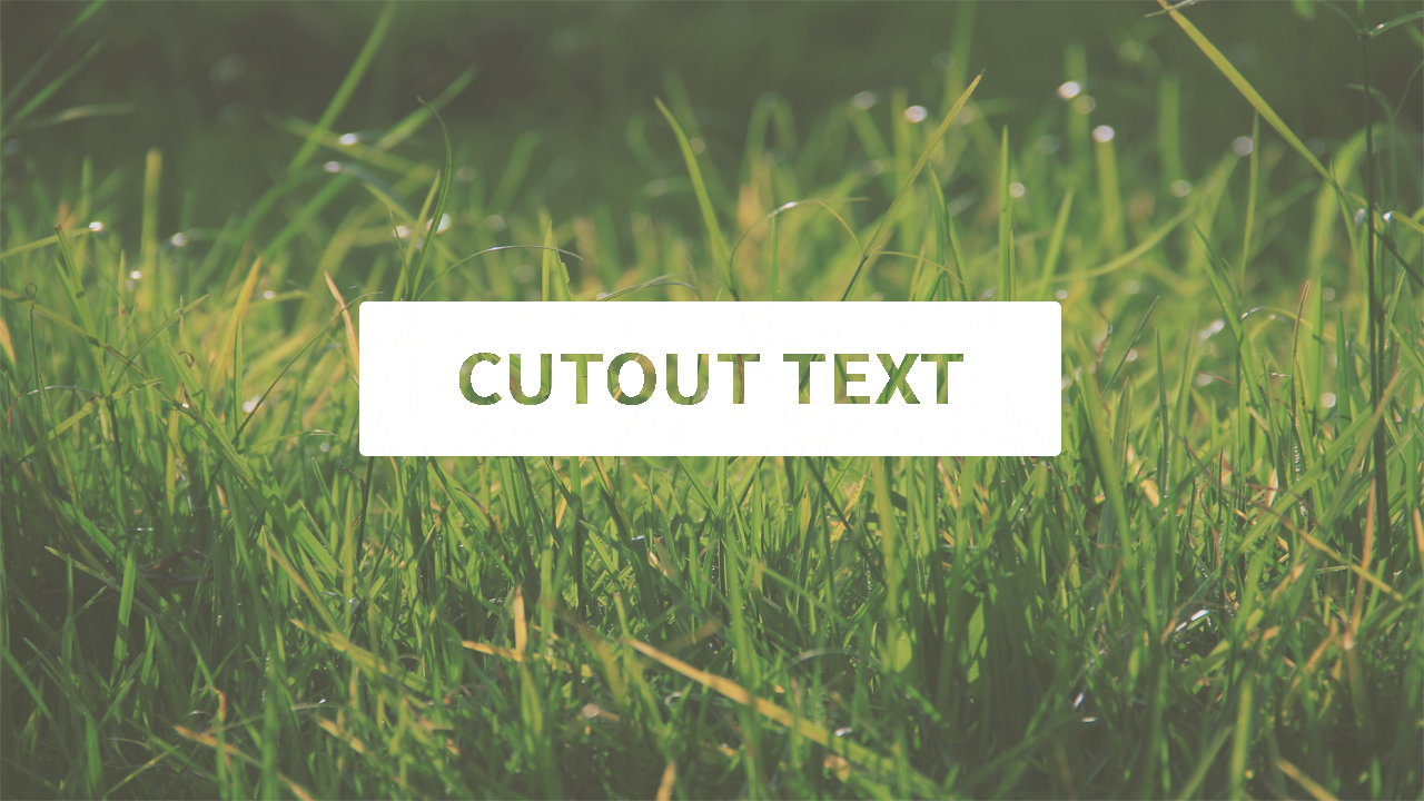 Out txt. Cutout текст.