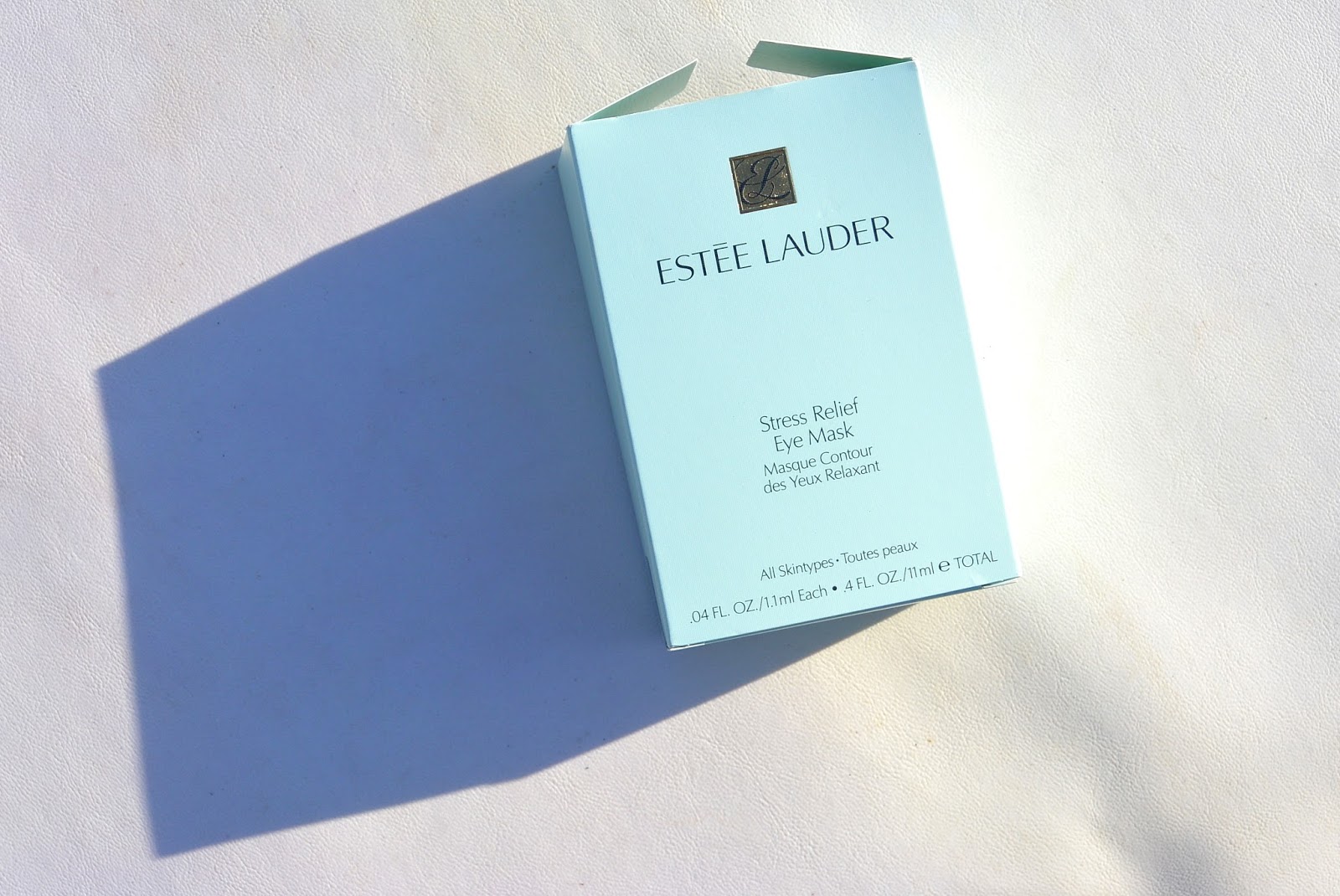 Download Estee Lauder Stress Relief Eye Mask Review PSD Mockup Templates