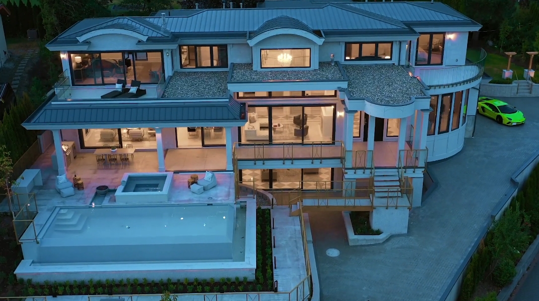 29 Interior Design Photos vs. 1103 Gilston Rd, West Vancouver Luxury Home Tour