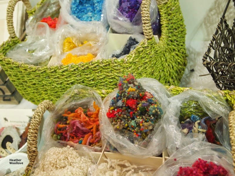 Wool lovefunctional fiber art Wonderwool Wales 2014 Booth Photos