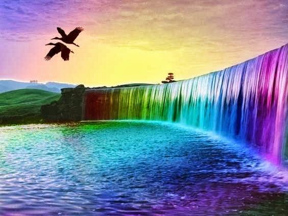 paisajes hermosos de cascadas