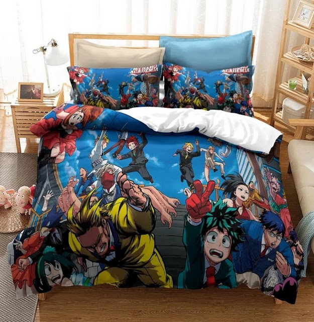 MHA Bed Set My Hero Academia Japanese Platform Bedroom Sets