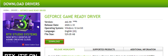 descargar_nvidia_device_driver