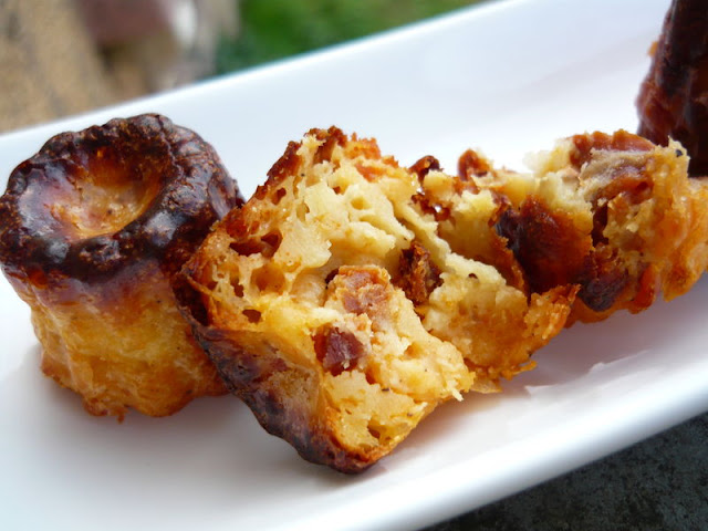 Canelés chorizo au fromage pur brebis Ossau Iraty