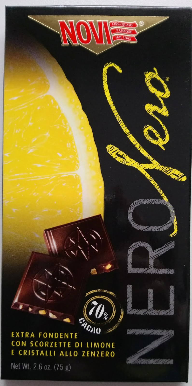 Chwile zasłodzenia Novi Nero Nero 70 Extra Bitter chocolate with