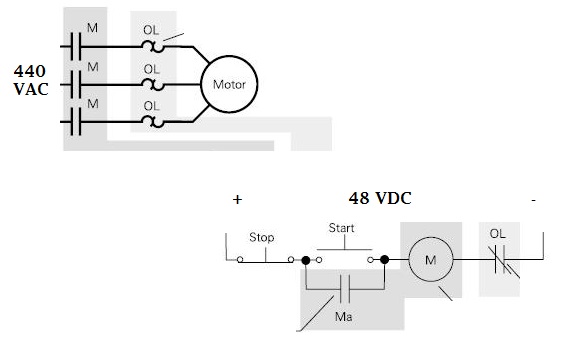 100kw Electric Motor Control Circuit Diagram