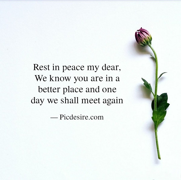 Peace quotes in rest RIP (Death)