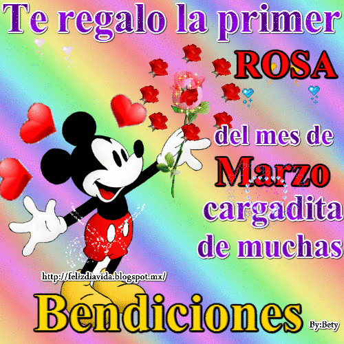 Resultado de imagen de la primera rosa de marzo