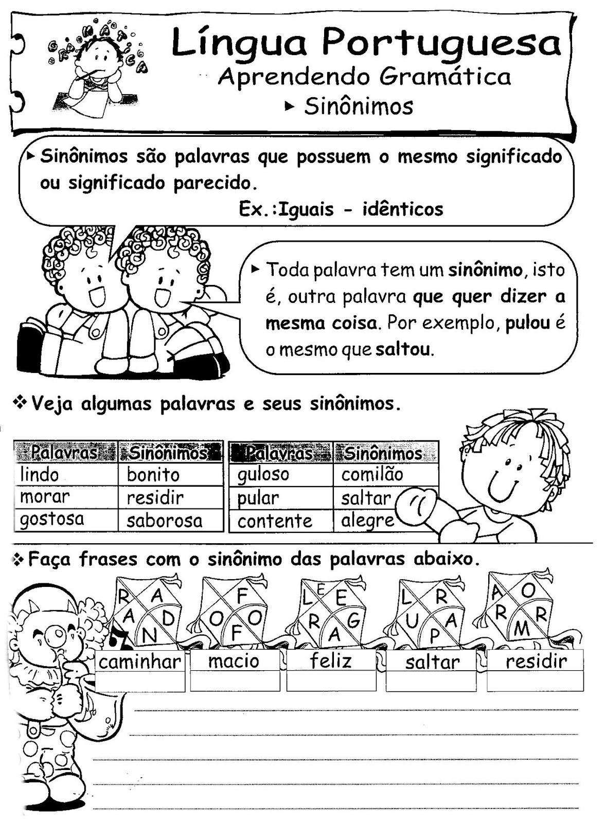 Atividades Gramatica Ano Fundamental Portal Escola