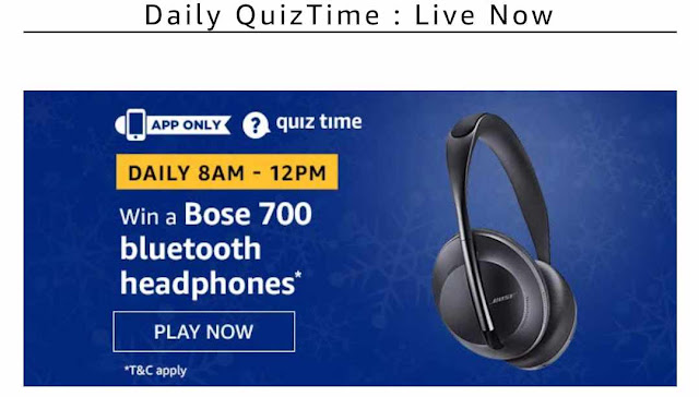 Amazon Bose 700 Bluetooth Headphones Quiz Answers