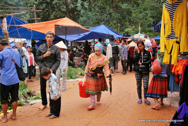 Marché minoritairé Nậm Lúc, Commune Bắc Hà - Photo An Bui