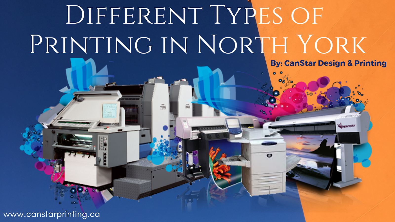 Different Types of Printing in North York and How?