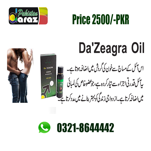 Da' Zeagra Massage Oil in Pakistan Shop Now 03218644442