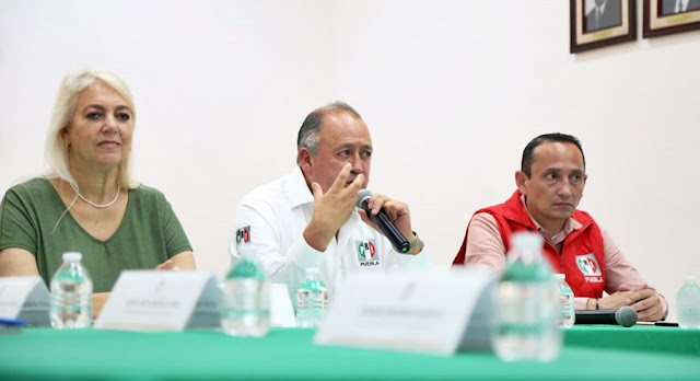 Instalan órgano de la elección del CEN del PRI en Puebla