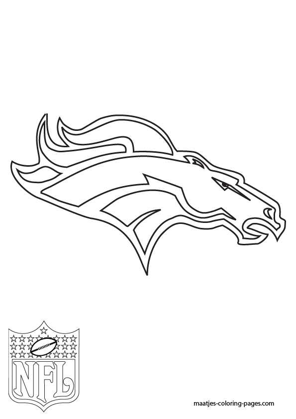 Broncos Coloring Pages ~ Coloring Print