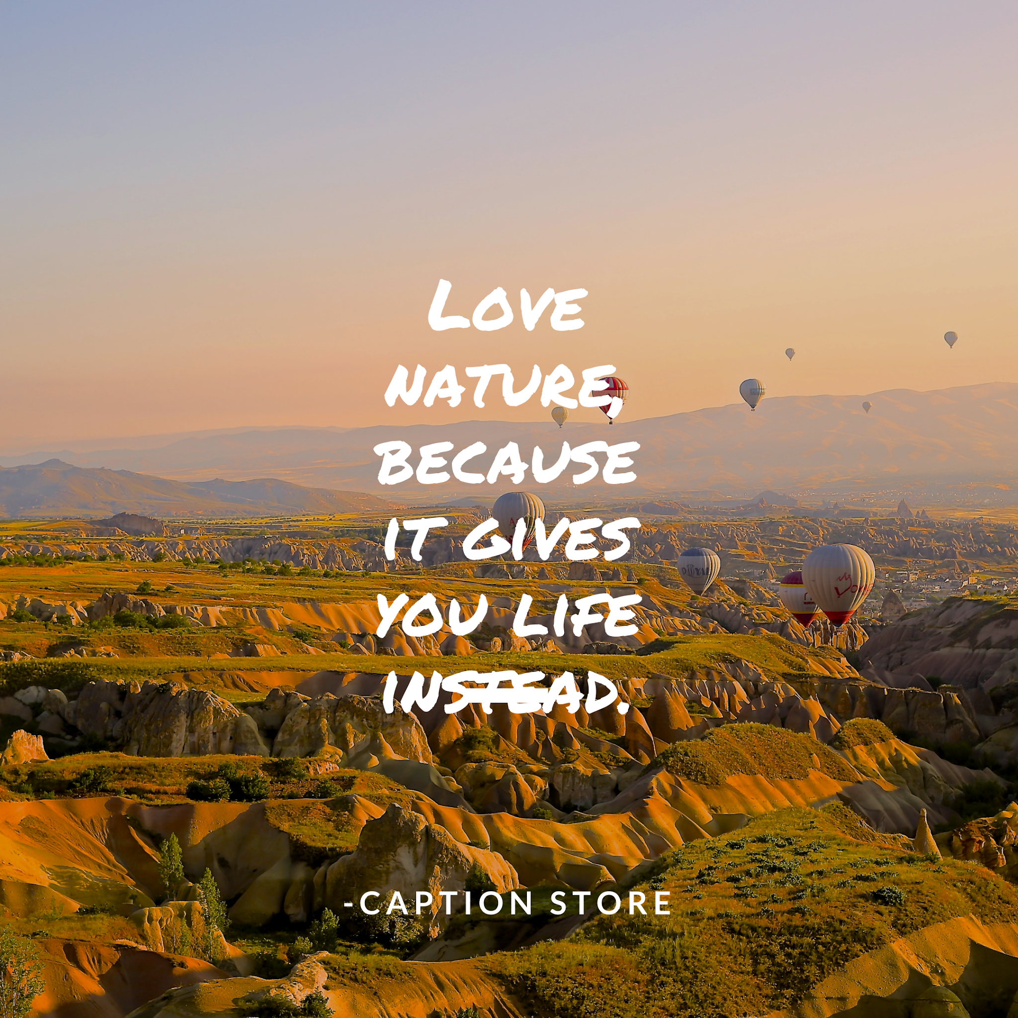 Caption For Nature Pic Nature Lover Captions | Nature Captions | Caption Store - Caption Store