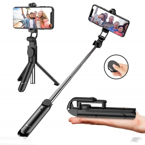 XT09 Selfie Stick And Tripod With B (end 1/8/2021 1015 AM)