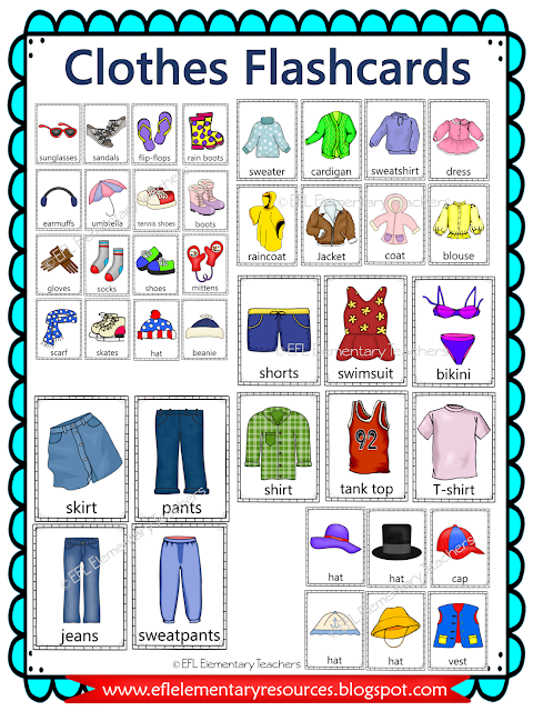 EFL Elementary Teachers: Seasons and Clothes